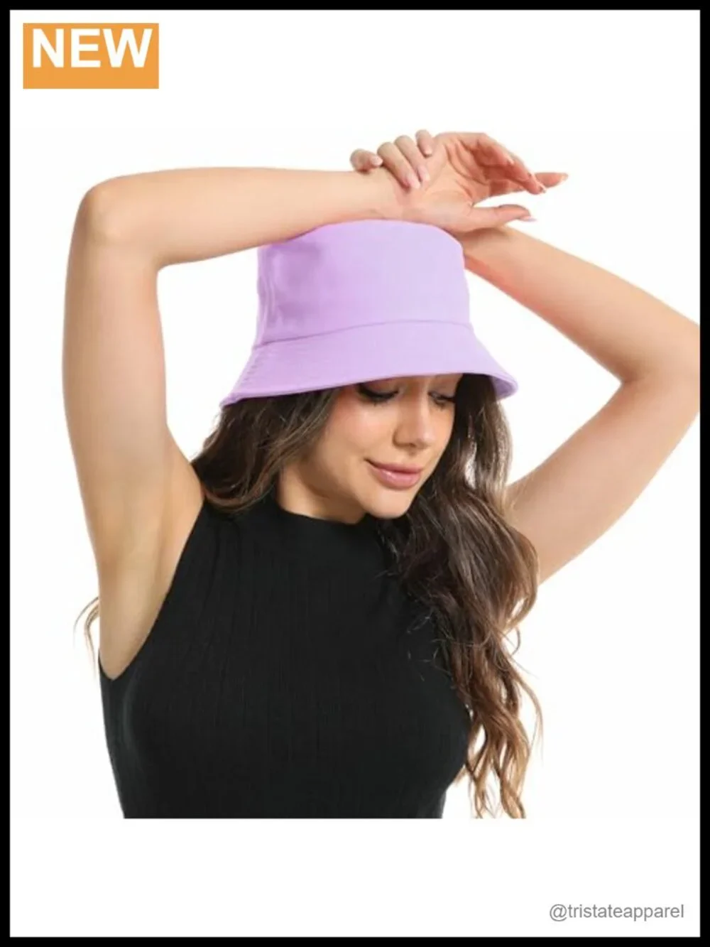 Women's Solid Cotton Bucket Hat UPF 50+ Summer Beach Sun Hat Packable